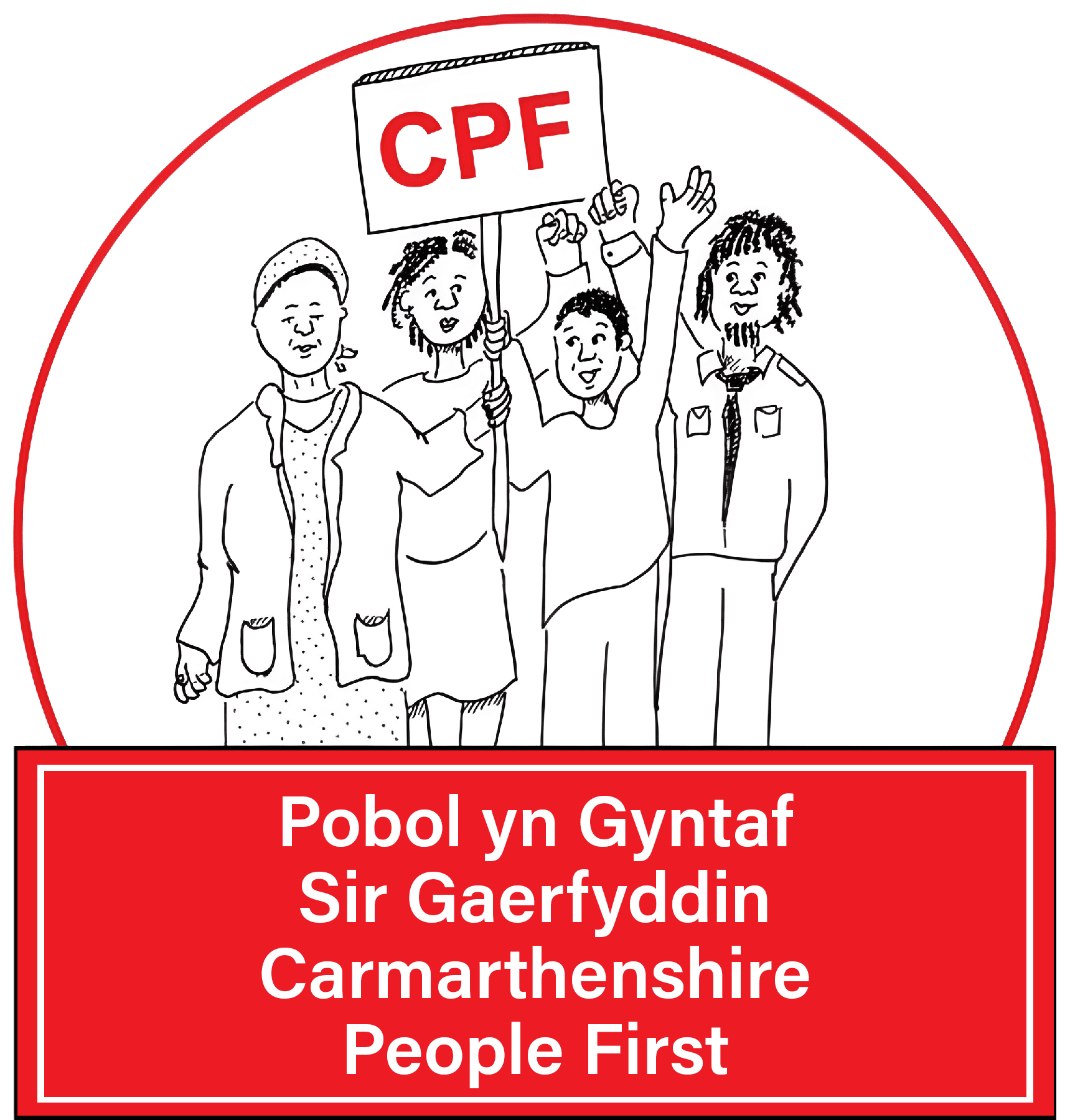 Carmarthenshire People First Logo